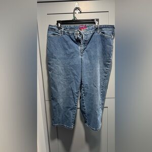 Vintage Westport Capri Jeans Women’s Size 16w Blue Denim